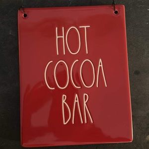 Rae Dunn hot cocoa sign